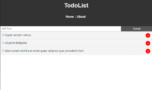Github Example - Vue